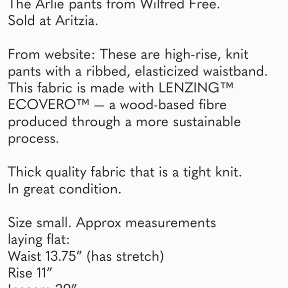 Wilfred Arlie Knit Wide Leg Pants - Picture 7 of 7